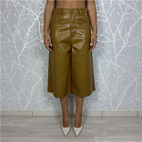 Bermuda Ecopelle Art. M38f0553, Taglia: S, Colore: SENAPE