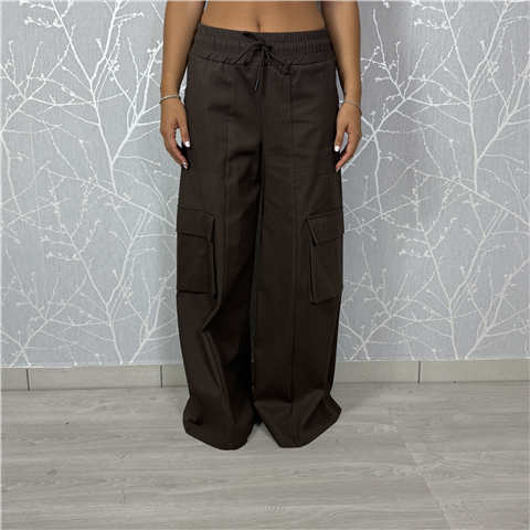 Pantalone Largo Con Tasche E Coulisse Con Elastico In Vita Art. Pmap205