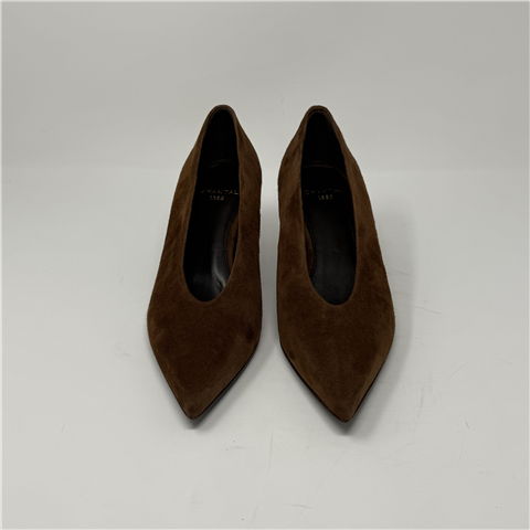 Decollete'' Scamosciata Art. 2740, Taglia: 40, Colore: CHOCOLATE