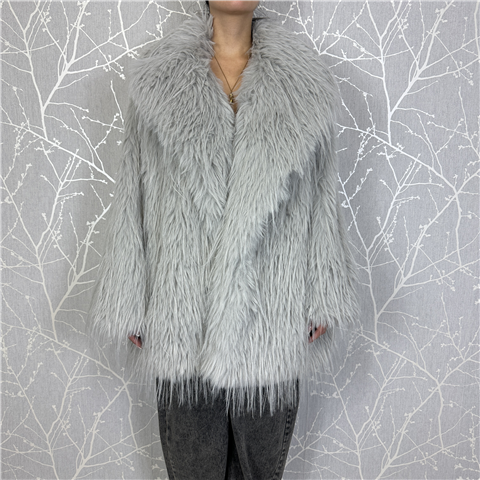 Ecopelliccia Con Rever Art. V33033c, Taglia: 1, Colore: PERLA