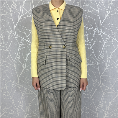 Gilet Pied De Poule Doppiopetto Art. 252ap2241