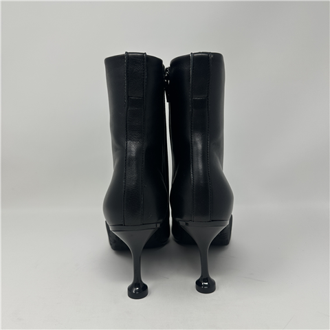 Tronchetto In Nappa Con Tacco Art. Cosmo Boot 0a05