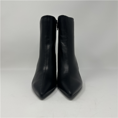 Tronchetto In Nappa Con Tacco Art. Cosmo Boot 0a05, Taglia: 38, Colore: NERO