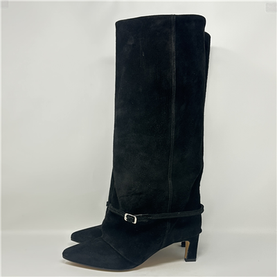 Stivale Scamosciato Con Cinturino Alla Caviglia Art. Aisha2520