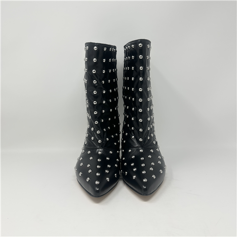 Tronchetto Nero Con Borchie Art. Aisha2470