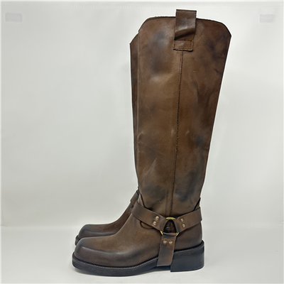 Biker Gambale Alto E Fibbia Alla Caviglia Art. 4612