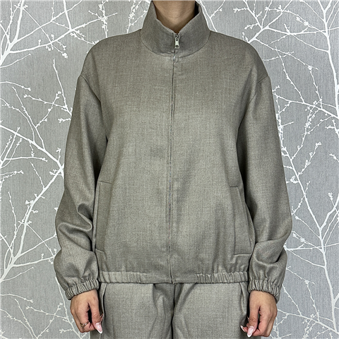 Bomber Over Con Tasche Art. Tf1634, Taglia: S, Colore: FANGO