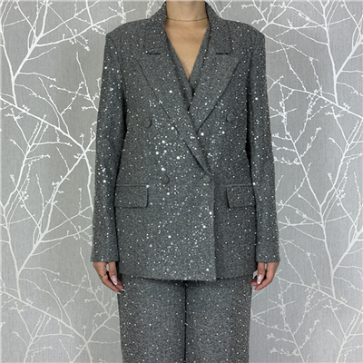 Giacca Spigata Con Applicazioni Art. Tf0105