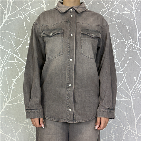 Camicia Boy In Denim Art. O22015c, Taglia: 38, Colore: CIPRIA