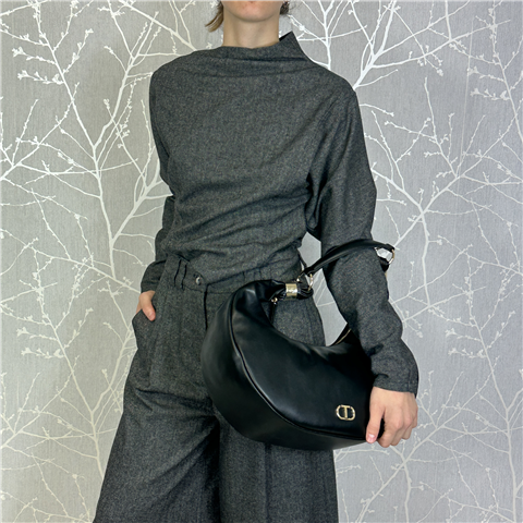 Blusa Scollo A Barca Art. M1f0143, Taglia: 40, Colore: GRIGIO SPINATO