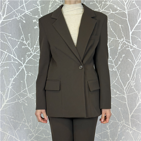 Giacca Con Allacciatura A Un Bottone Laterale Art. M1f0181