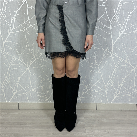 Gonna Tess.spinato Profilo Pizzo Art.gmap149