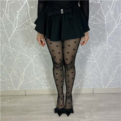 Gonna Svasata Con Fiocco E Fibbia Gioiello E Pantaloncino Interno Art. Bolanogonna