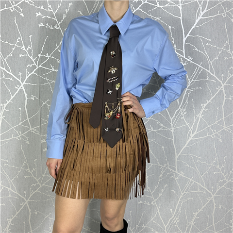 Camicia Con Cravatta E Spille Art. 26c1360, Taglia: M, Colore: AZZURRO