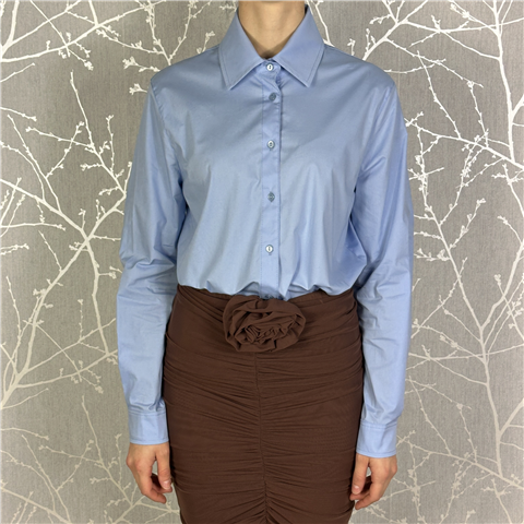Camicia A Body Art. 26c1281, Taglia: M, Colore: AZZURRO