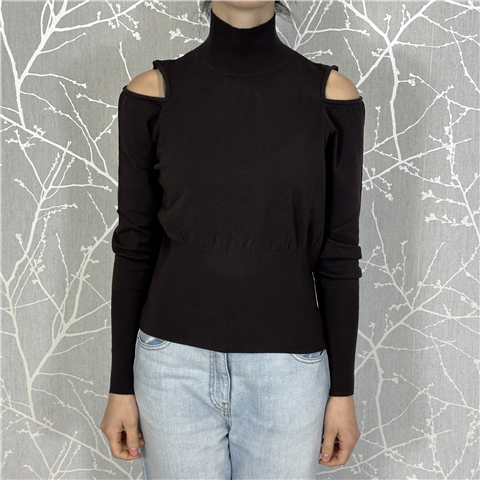 Dolcevita Cutout Sulla Spalla Art. M44035c