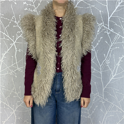 Gilet Pelliccia E Patch Art. Lmap042