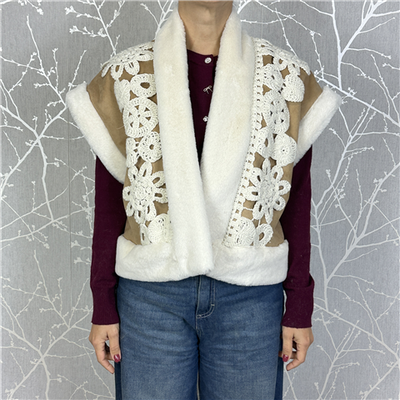 Gilet Ecomontone Con Ricamo Art. Lsop035