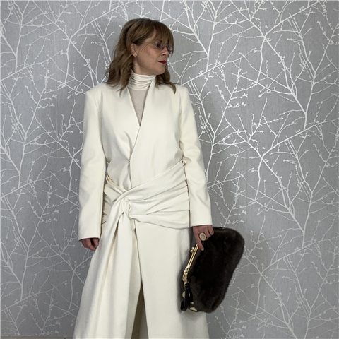 Cappotto Con Fusciacca Removibile In Vita Art. Cp279