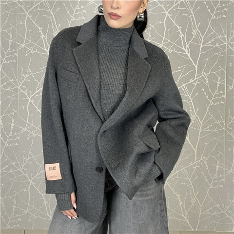 Giacca Monopetto In Panno Di Lana Art. M1f0003