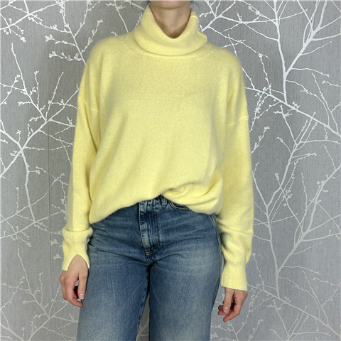 Maglia Ampia Collo Alto Art. M3f0079, Taglia: 1, Colore: PULCINO