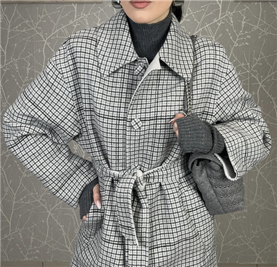 Cappotto Lungo Check Art. 252ap2091 Cappotto Lungo Check Art. 252ap2091