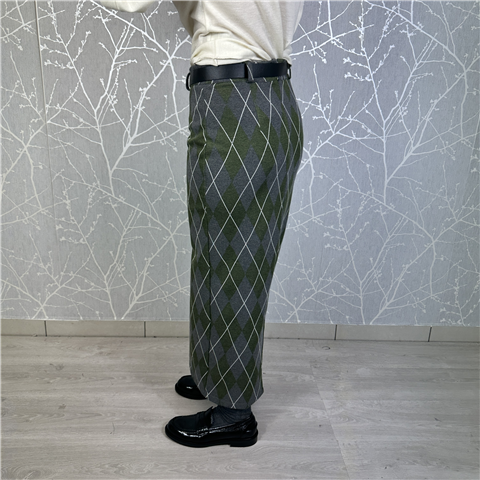 Longuette Fantasia Con Cintura Art. Gmap205, Taglia: M, Colore: GRIGIO/VERDE