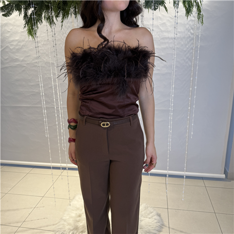 Top Con Piume Art. Y0024 Top Con Piume Art. Y0024