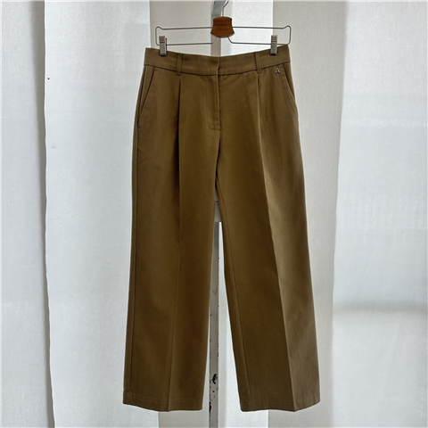 Pantalone Ampio Con Piega Art. 252ap2252, Taglia: M, Colore: COCONUT