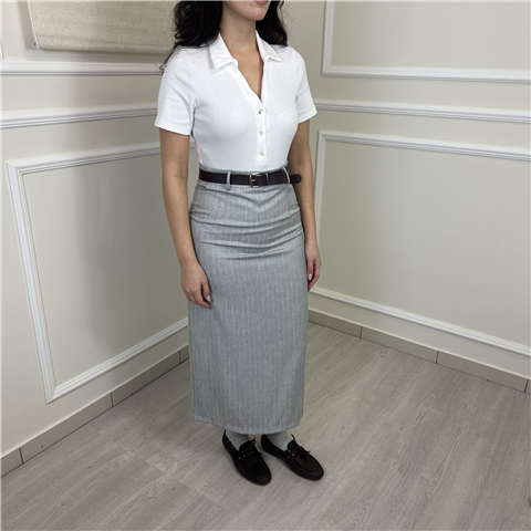 Longuette Con Cintura In Vita Art. Gvsq034, Taglia: M, Colore: GRIGIO