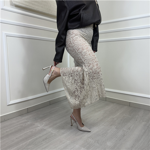 Gonna Lunga In Pizzo Art. Gvsq032 Gonna Lunga In Pizzo Art. Gvsq032