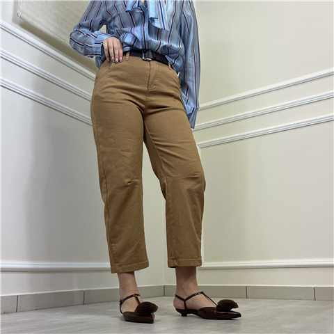 Pantalone Carrot Art. Pfwq150, Taglia: M, Colore: BISCOTTO