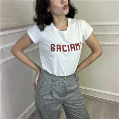 T-shirt Con Ricamo Art. Rab0166