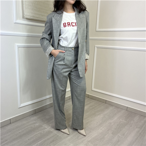 Pantalone Con Pince Art. Tab0452, Taglia: M, Colore: GRIGIO