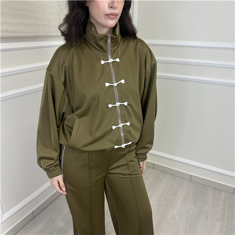 Pantalone Ampio Art. Pvsq166, Taglia: M, Colore: OLIO