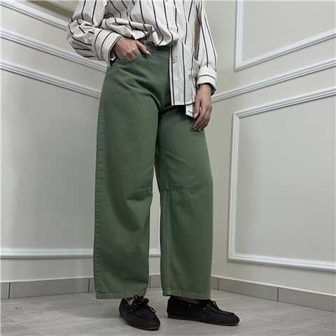 Jeans Carrot Mod. Judo Art. Pgzq115, Taglia: L, Colore: SALVIA