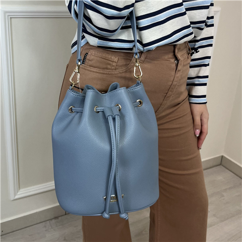 Secchiello Con Manici E Tracolla Removibili Art. 261td8012, Taglia: U, Colore: AZZURRO CENERE