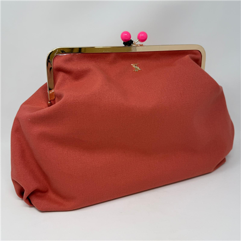 Maxi Pochette In Tessuto Con Tracolla Removibile Art. 261aq8010