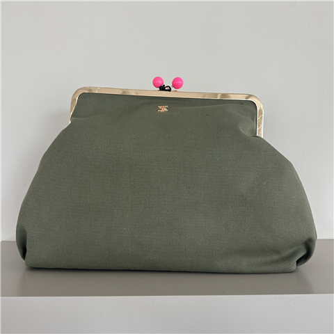 Maxi Pochette In Tessuto Con Tracolla Removibile Art. 261aq8010 Maxi Pochette In Tessuto Con Tracolla Removibile Art. 261aq8010, Taglia: U, Colore: VERDE