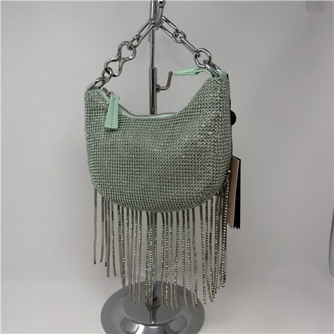 Hobo Piccola In Strass Con Frange Art. 261tb7360