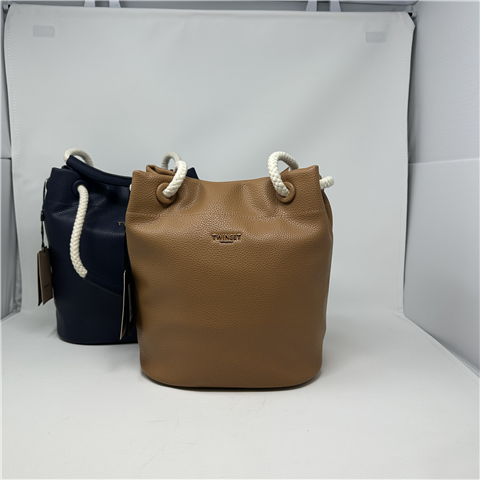 Secchiello Con Manico In Corda Art. 261td8191, Taglia: U, Colore: CUOIO