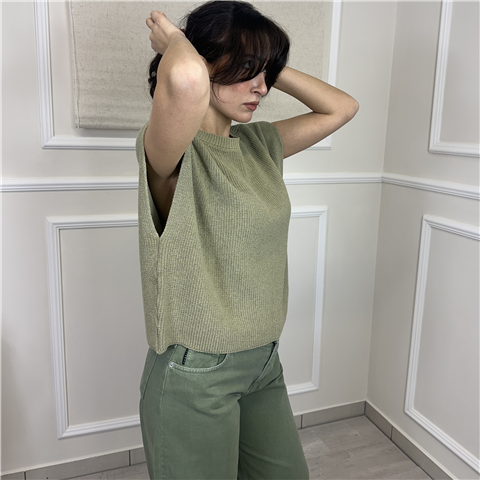 Gilet Girocollo In Filo Art. Lfpq009