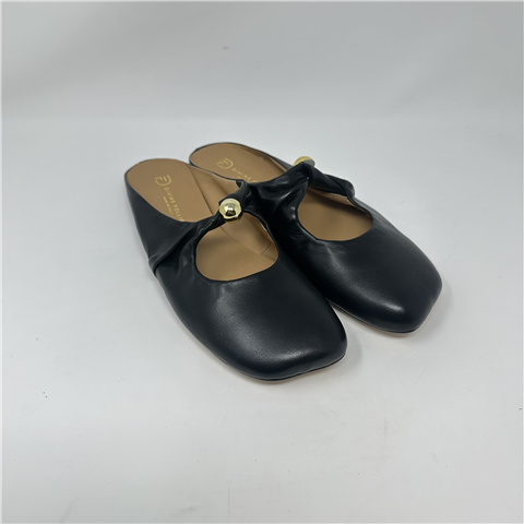 Sabot In Nappa Art. Lw08, Taglia: 36, Colore: NERO