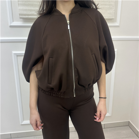 Giacchino Smanicato Con Molla In Vita Art. Kvsq039, Taglia: S, Colore: MORO