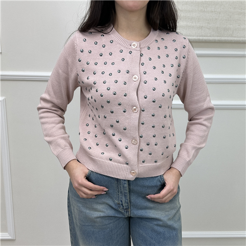 Cardigan Con Borchie Art. 7ab7039