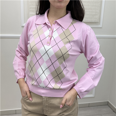 Polo Rombi Art. 3m1607ni