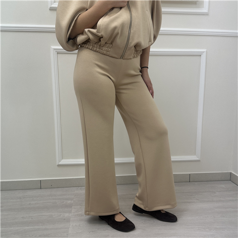 Pantalone Palazzo Art. Pvsq176, Taglia: M, Colore: BEIGE