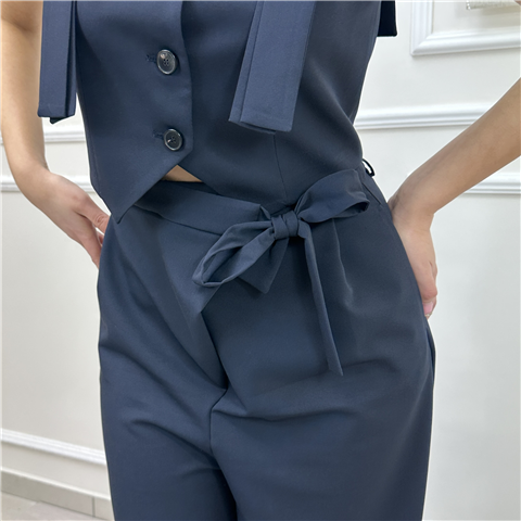 Pantalone Palazzo Art. Tab0219, Taglia: M, Colore: BLU