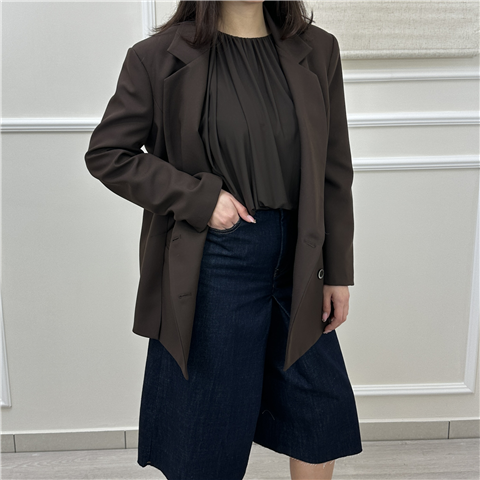 Giacca Over Doppiopetto Con Tasche Art. Jcbp158