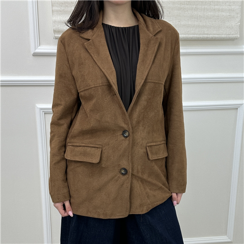 Giacca Over In Ecorenna Art. Jvsq039, Taglia: M, Colore: COGNAC